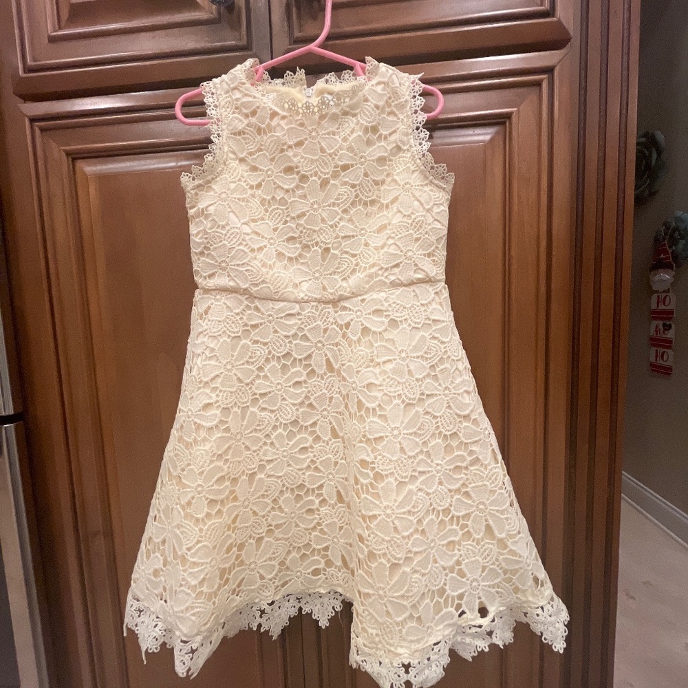 Yellow girls “Rare Editions” dress